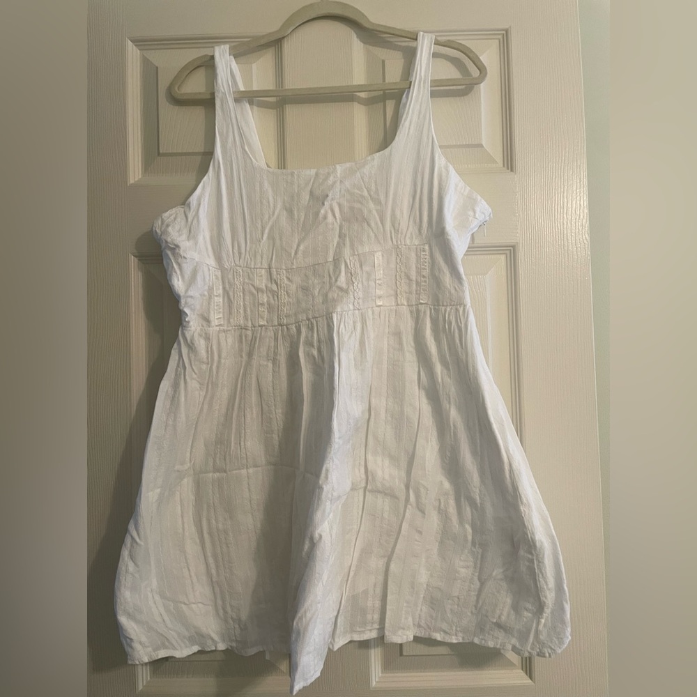 Princess Polly White Linen Dress